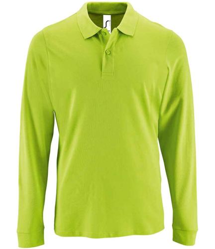 SOLS Perfect L/S Polo - Apple Green - 3XL